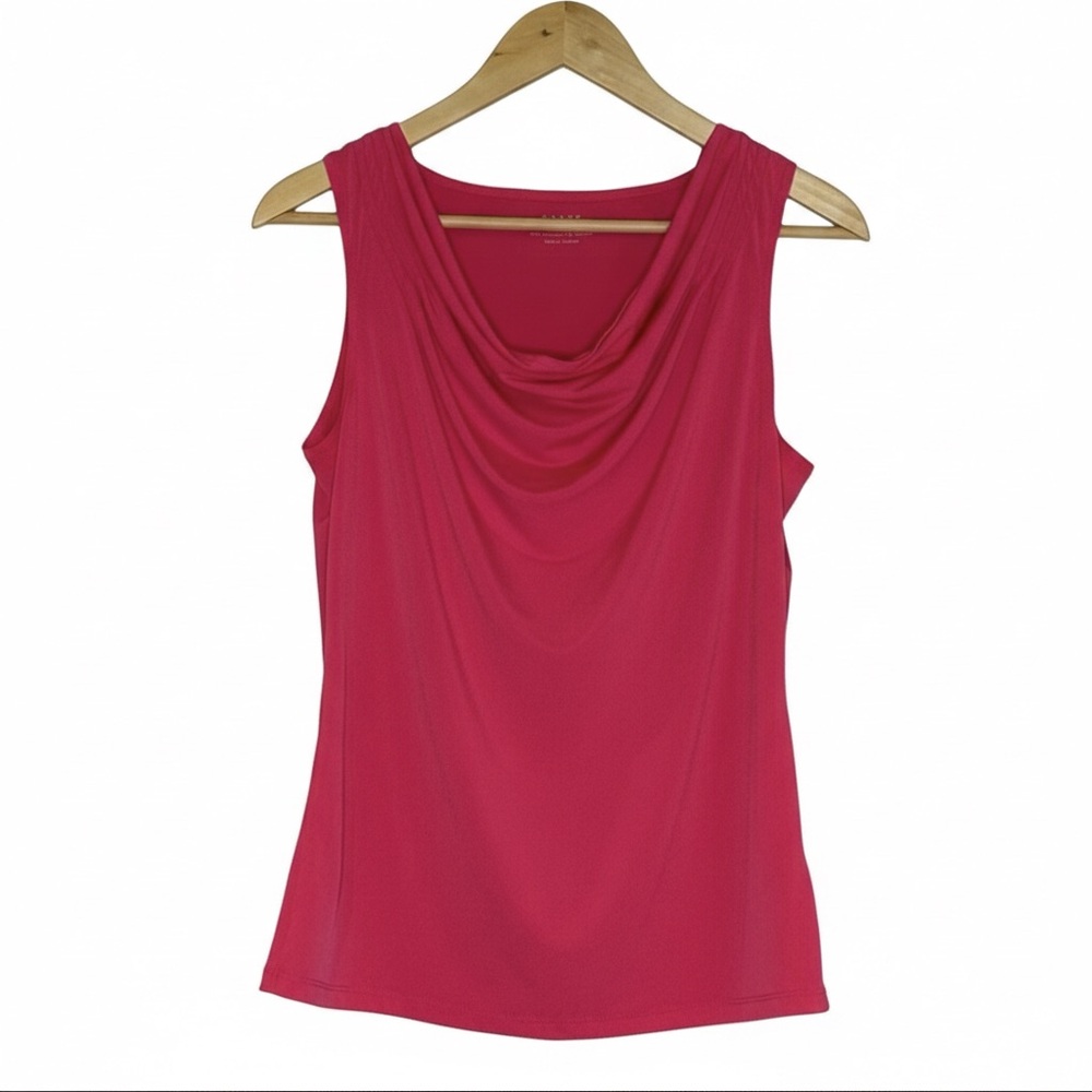 Grace Sleeveless Swoop Neck Top.